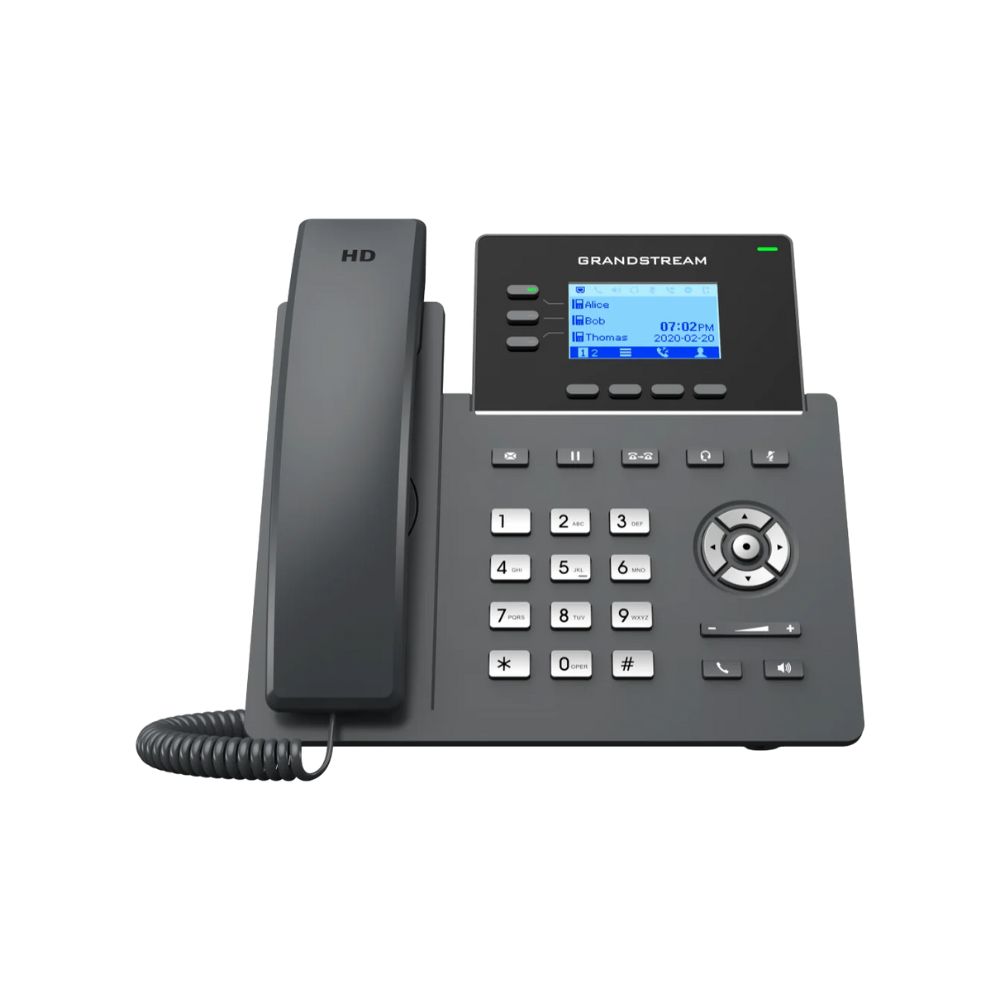 купить Grandstream GRP2603, Carrier-Grade IP Phones, 3 lines, 6 SIP accounts, Dual 10/100/1000 Mbps Ethernet ports, HD audio (With PSU) в Алматы