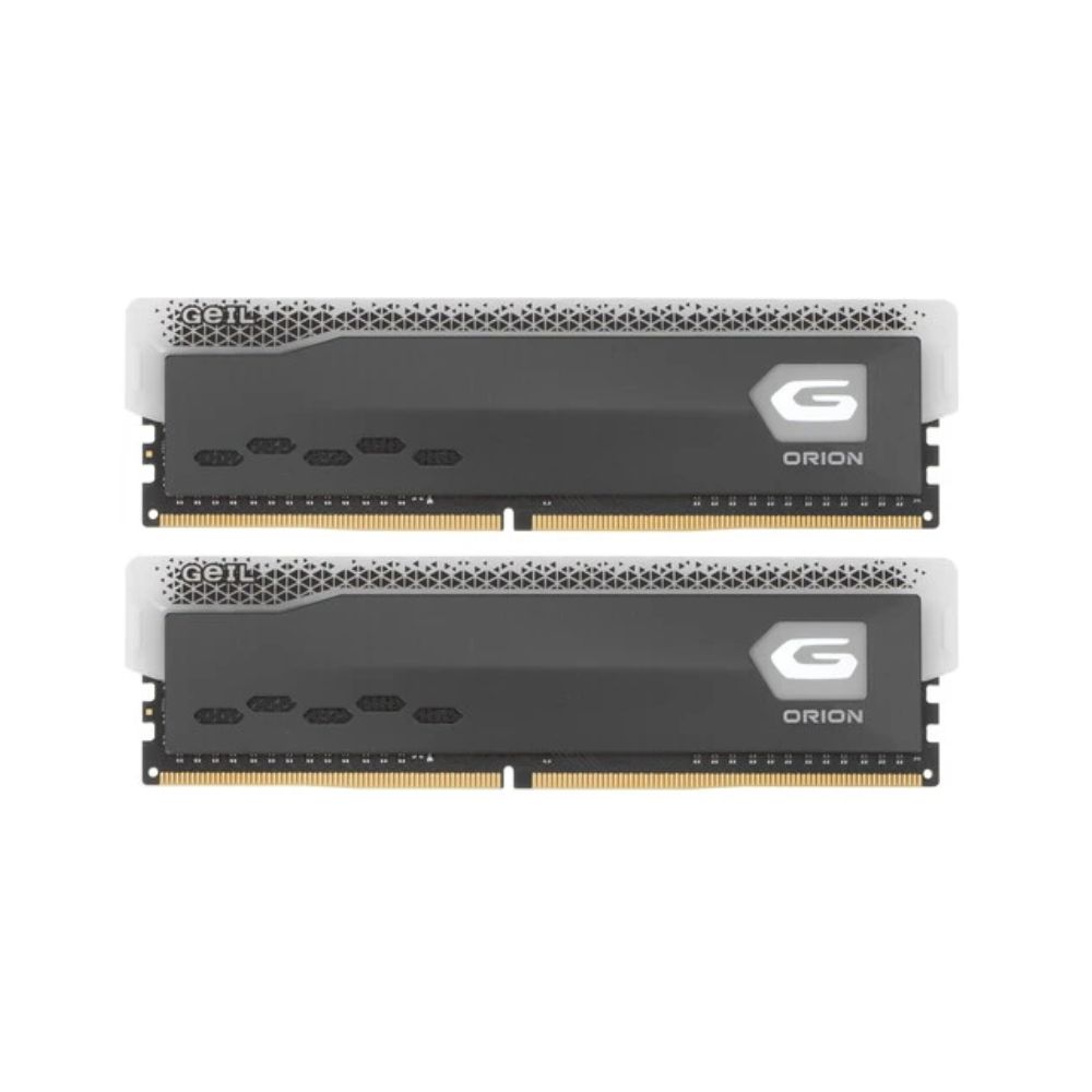 купить Оперативная память 16GB Kit (8GBx2) GEIL DDR4 3200MHz ORION RGB GOSG416GB3200C16BDC Titanium Grey в Алматы