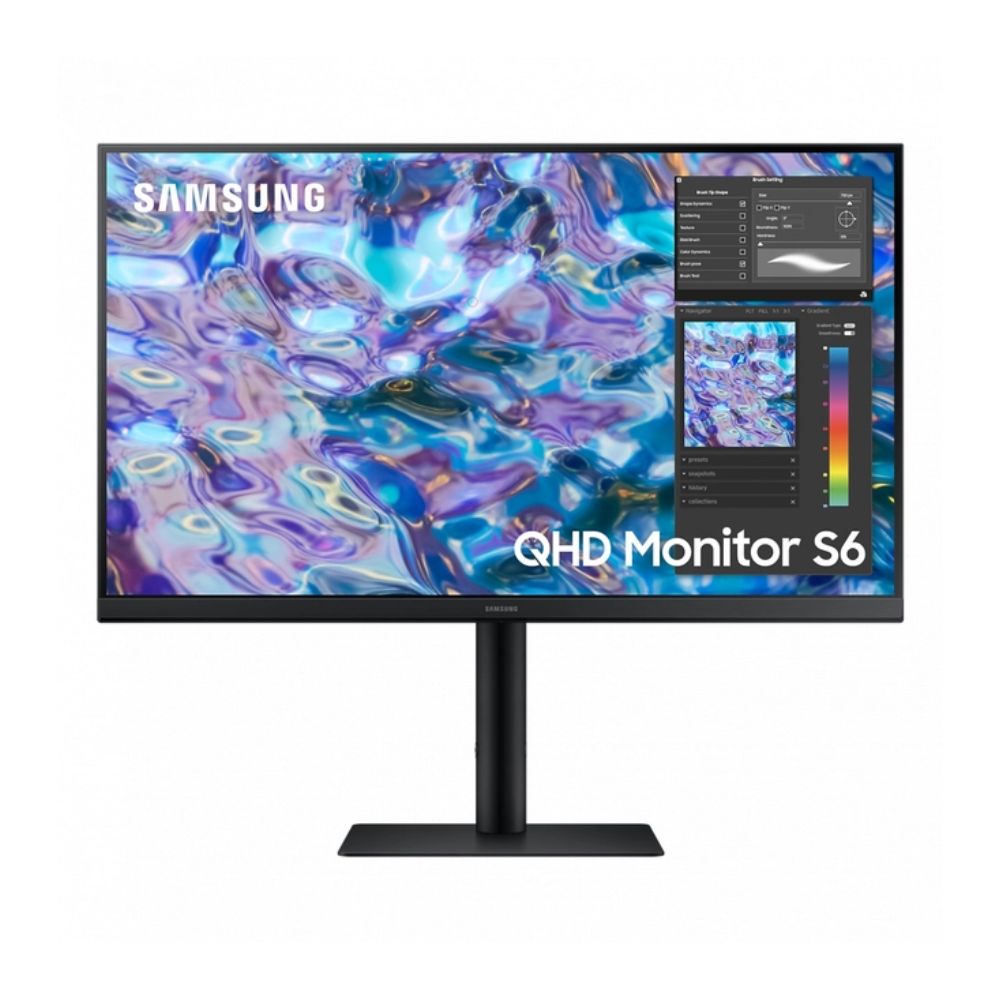 купить Монитор 27" Samsung LS27B610EQIXCI IPS 2560x1440 75GHz 5мс 300 кд/м2 2xHDMI 1xDP Черный в Алматы