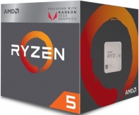 Купить Процессор AMD Ryzen 5 2400G 3,6ГГц (3,9ГГц Turbo) Raven Ridge, 4-ядра, 8 потоков, с мощной встроенной видеокартой Radeon™ RX Vega 11, 2MB L2, 4MB L3, 65W, AM4, BOX, YD2400C5FBBOX (Aналог Core i3-8100). Просто лучшая игровая графика, которую вы можете Алматы