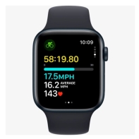 купить Смарт часы Apple Watch SE GPS 44mm Midnight A2723 MRE73QR/A в Алматы фото 3