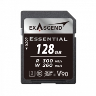 Купить Карта памяти SD Exascend Essential, 128Gb, SDXC II, UHS-II (V90), R300/W260 EX128GSDU2-S Алматы