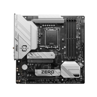 Купить Материнская плата MSI B760M PROJECT ZERO LGA1700 B760 4xDDR5 4xSATA3 RAID 2xM.2 HDMI DP mATX Алматы