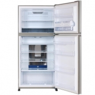 купить Холодильник Sharp SJXG60PGSL с верхним расположением морозильной камеры, silver/glass (600(422+178),A++,Full No Frost/Hybrid Cooling/Extra-Cool, J-TECH Inverter, 865 x1870 x740) в Алматы фото 2