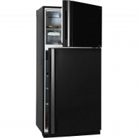 купить Холодильник Sharp SJXG55PMBK с верхним расположением морозильной камеры, black (556(394+162),A++,Full No Frost/Hybrid Cooling/Extra-Cool, J-TECH Inverter, 820 x1870 x740) в Алматы фото 1