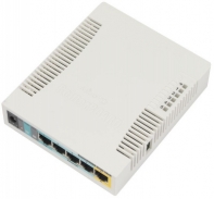 купить Маршрутизатор MikroTik RB951Ui-2HnD RouterBOARD 951Ui-2HnD with 600Mhz CPU, 128MB RAM, 5xLAN, built-in 2.4Ghz 802b/g/n 2x2 two chain wireless with int в Алматы фото 1