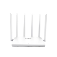 Купить Wi-Fi роутер Netis NC63, WiFi 5, AC1200, 300+867Мбит/с, 6x5dBi, TR-069, Mesh, IPTV, GWAN, 3xGLAN Алматы