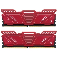 купить Оперативная память 32GB Kit (2x16GB) GEIL Polaris 4800Mhz DDR5 PC5-38400 GOR532GB4800C40DC Red в Алматы