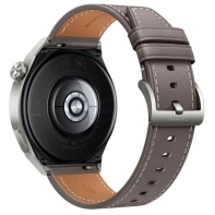 купить Смарт часы Huawei Watch GT 3 Pro ODN-B19 46mm Gray Leather Strap в Алматы фото 3