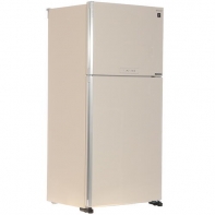 купить Холодильник Sharp SJXG60PMBE с верхним расположением морозильной камеры, beige (600(422+178),A++,Full No Frost/Hybrid Cooling/Extra-Cool, J-TECH Inverter, 865 x1870 x740) в Алматы фото 1