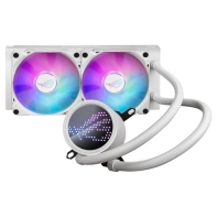 Купить СЖО ASUS ROG RYUO III 240 ARGB WHT , AIO, 2x120mm fan, 1200/1700/AM5, WHITE, BOX Алматы