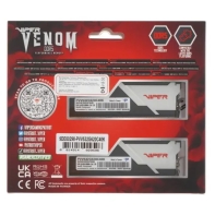 купить Комплект модулей памяти Patriot Memory Viper VENOM PVV532G620C40K DDR5 32GB (Kit 2x16GB) 6200MHz в Алматы фото 4