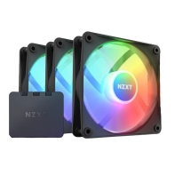 Купить Кулер NZXT F120RGB Core 120mm Hub-mounted RGB Fan Triple Pack (Black) w/RGB Controller RF-C12TF-B1 Алматы