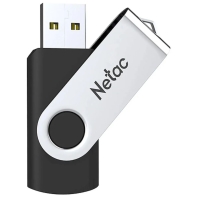 купить USB Флеш 256GB 3.0 Netac U505 NT03U505N-256G-30BK серебристый/черный в Алматы фото 2