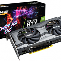 купить 12GB RTX 3060 GDDR6 192-bit 1320/1792 MHz, DPx3, HDMI, PCIe4.0, Inno3D RTX3060 Twin X2 OC (N30602-12D6X-11902120H) 2Fan, 240 мм, 2 слота, 8-pinX1, Потребление 170W в Алматы фото 1