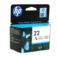 купить Tri-color Inkjet Print Cartridge №22 for Deskjet F2180/F380/F4180/4355/1410/J5520/3940/D246, 5 ml, up to 165 pages. в Алматы фото 1