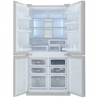купить Холодильник Sharp SJFS97VSL Side by side, inox/glass /  в Алматы фото 2