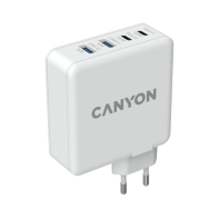 Купить Зарядное устройство Canyon H-100 GaN PD 100W QC 3.0 30W White (CND-CHA100W01) Алматы