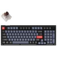 Купить Клавиатура Keychron V5-C3 Frosted Black Knob Brown Switch RGB Hot-Swap Keychron K pro V5C3_KEYCHRON Алматы