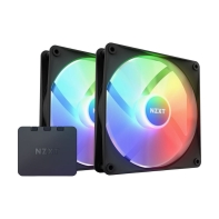 Купить Кулер NZXT F140RGB Core 140mm Hub-mounted RGB Fan Twin Pack (Black) w/RGB Controller RF-C14DF-B1 Алматы