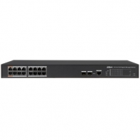 купить Коммутатор, Dahua, DH-PFS4218-16GT-190, Порты LAN:	• 16 x RJ45 ( 14 PoE (802.3af/at)   2 Hi-PoE / PoE (802.3af/at), 10/100/1000 Base-T ) • 2 x Uplink ( порт SFP - 1000 Base-X ) в Алматы фото 2