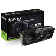 купить Видеокарта Inno3D GeForce RTX4070 ICHILL X3, 12G GDDR6X 192-bit HDMI 3xDP C40703-126XX-186148H в Алматы фото 2