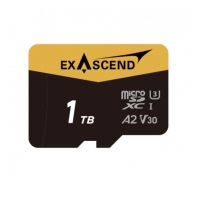 Купить Карта памяти MicroSD Exascend Catalyst, 1Tb, SDXC I, UHS-I (V30), R175/W150 +SD adapter EX1TUSDU1-AD Алматы