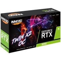 купить Видеокарта Inno3D GeForce RTX3050 Twin X2 OC, 8G GDDR6 128bit DVI HDMI DP N30502-08D6X-1711VA41 в Алматы фото 3