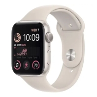 купить Смат часы Apple Watch SE 2 GPS 44mm Starlight Aluminium Case with Starlight Sport Band - Regular, Model A2723 (MNJX3GK/A) в Алматы фото 1