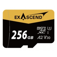 Купить Карта памяти MicroSD Exascend Catalyst, 256Gb, SDXC I, UHS-I (V30), R175/W150 +SD adapter EX256GUSDU1-AD Алматы