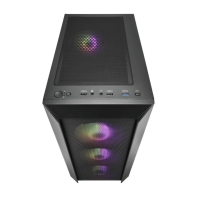 купить Компьютерный корпус FSP CMT218 (ARGB,Black), Без БП, 1xUSB3.0, 4xFAN ARGB, Tempered Glass, ATX в Алматы фото 2