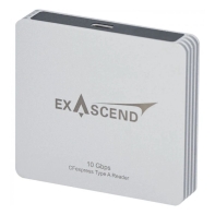 купить Картридер Exascend EXCRCFA1, CFexpress Type A, 10Gbps, USB Type-C/Type-A (USB3.2) в Алматы