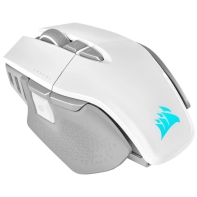 купить Corsair M65 RGB ULTRA WIRELESS Gaming Mouse, Backlit RGB LED, Optical, Silver ALU, White, EAN: 840006658740 в Алматы фото 2