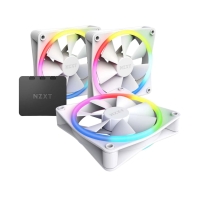 купить Кулер NZXT F120RGB Duo 120mm Dual-sided RGB Fan Triple Pack (White) w/RGB Controller RF-D12TF-W1 в Алматы фото 3