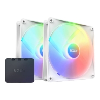 Купить Кулер NZXT F140RGB Core 140mm Hub-mounted RGB Fan Twin Pack (White) w/RGB Controller RF-C14DF-W1 Алматы