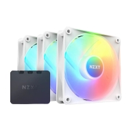 Купить Кулер NZXT F120RGB Core 120mm Hub-mounted RGB Fan Triple Pack (White) w/RGB Controller RF-C12TF-W1 Алматы