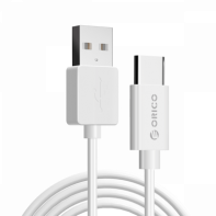 Купить Кабель TypeC ORICO BTC-10-WH <1М, USB2.0, 2A, White> Алматы