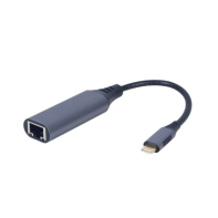 Купить Сетевой адаптер Cablexpert A-USB3C-LAN-01, Type-C USB3.0, в Гбит.сеть Ethernet (RJ-45), метал.разъем, Pro Алматы