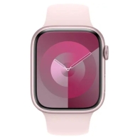купить Apple Watch Series 9 GPS 45mm Pink Aluminium Case with Light Pink Sport Band - M/L,Model A2980 в Алматы фото 2
