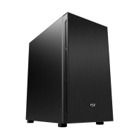 купить Компьютерный корпус FSP CST220S (Silent tower), Без БП, 2xUSB3.0/1xType-C, 3xFAN120, mATX в Алматы фото 1