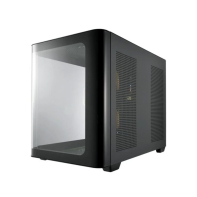 купить Компьютерный корпус FSP S380, Без БП, 2xUSB3.0, Type-C, 3xFAN120 ARGB, Curved Glas, Black, M-ATX в Алматы фото 3