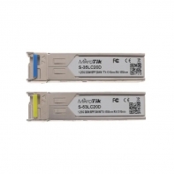 Купить Набор из 2-х SFP-трансиверов MikroTik S-3553LC20D с разъемом LC Алматы