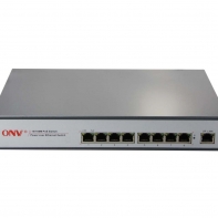 Купить Коммутатор PoE  8-портовый ONV POE31008PN-at <8 портов 10/100Mbps PoE 802.3af/at (max 30W на порт)   1 Uplink порт 10/100Mbps, бюджет мощности PoE 240W> Алматы