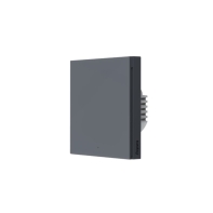 Купить Настенный выключатель одноклавишный AQARA Smart Wall Switch H1 (No Neutral, Single Rocker, Grey) Алматы