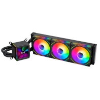 купить Водяное охлаждение для CPU Lian Li GA II LCD SL-INF 360 ARGB 3x120mm Black G89.GA2ALCD36INB.00 в Алматы фото 1