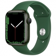 купить Apple Watch Series 7 GPS, 45mm Green Aluminium Case with Clover Sport Band - Regular, A2474 в Алматы фото 1