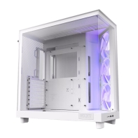 купить Корпус NZXT H6 Flow RGB Compact Dual-chamber ATX Case with RGB Fans White CC-H61FW-R1 в Алматы фото 1