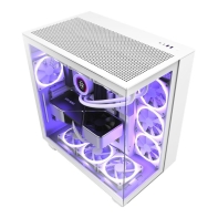 Купить Корпус NZXT H Series H9 Flow Edition ATX Mid Tower Chassis All White CM-H91FW-01 Алматы