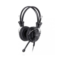 купить Гарнитура A4tech HS-28i BLACK <1xJack3.5, 20Hz-20kHz, 32 Om, 102dB, 1.8m> в Алматы фото 2