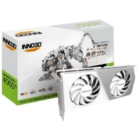 Купить Видеокарта Inno3D GeForce RTX4060 Ti 16GB TWIN X2 OC WHITE, 16G GDDR6 HDMI 3xDP N406T2-16D6X-178055W Алматы